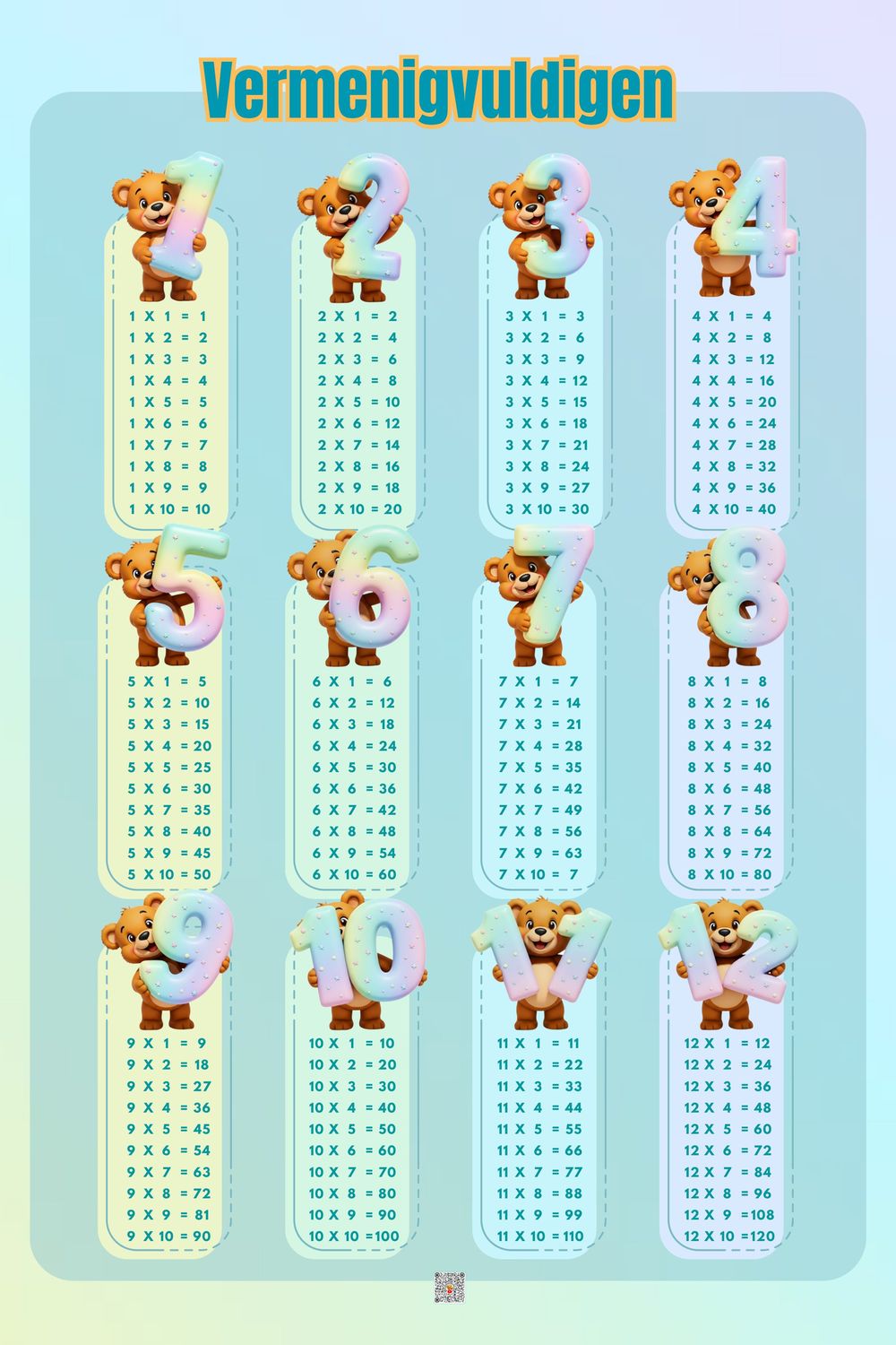 Tafel poster
